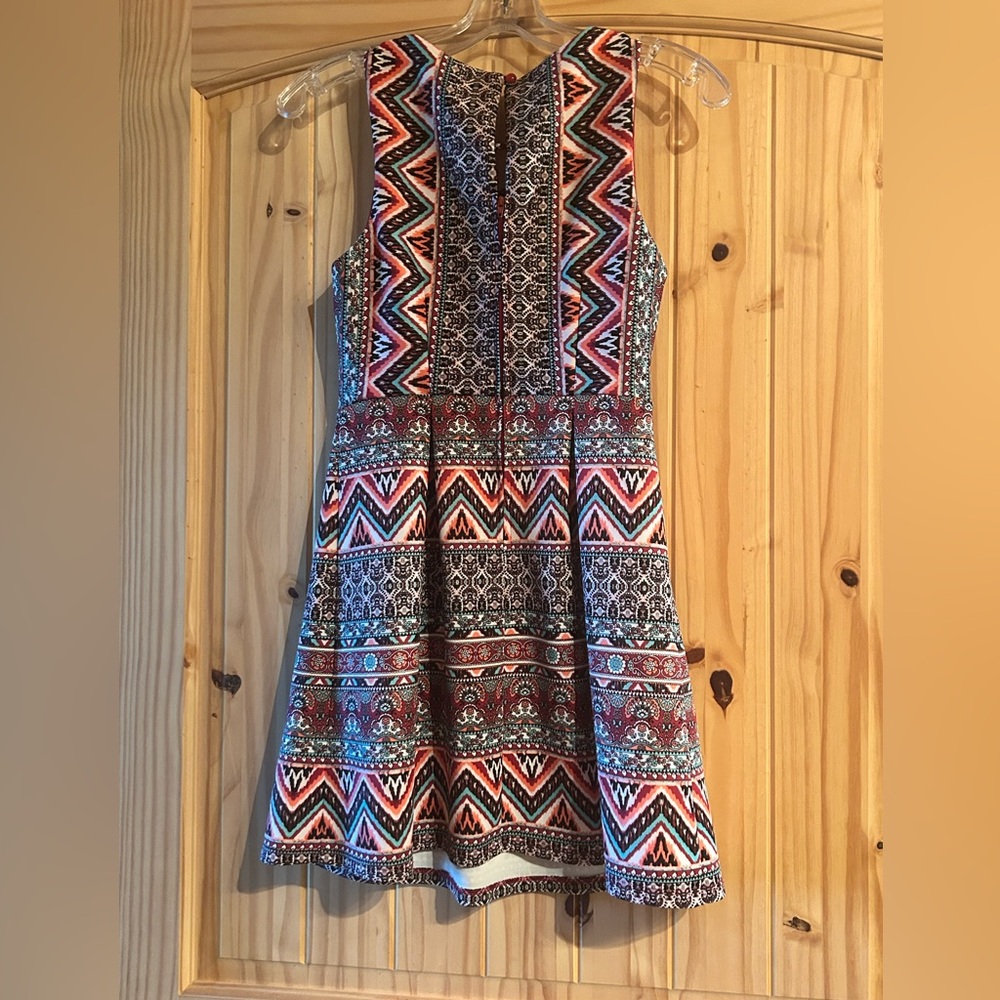 Teeze Me Aztec Pattern Dress - Picture 3 of 3